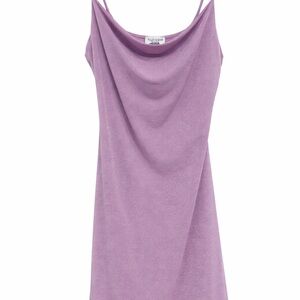 Rolla Coster Lilac Cowl Neck Mini Slip Dress
